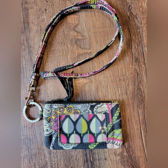 Vera Bradley ID Card Holder Lanyard - Picture 1 of 4